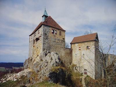 Einsturz der südlichen Burgmauer